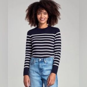 Authentic French stripe Blue navy size 0 long sleeve from France